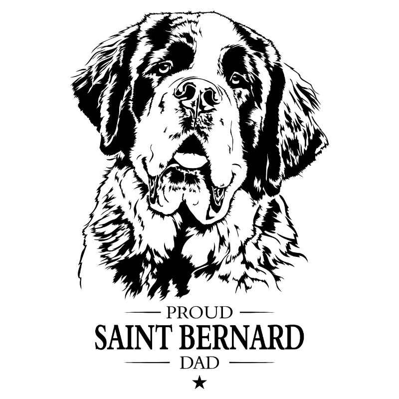 Saint Bernard Dad Hunde Hund Bernhardiner Wilsigns