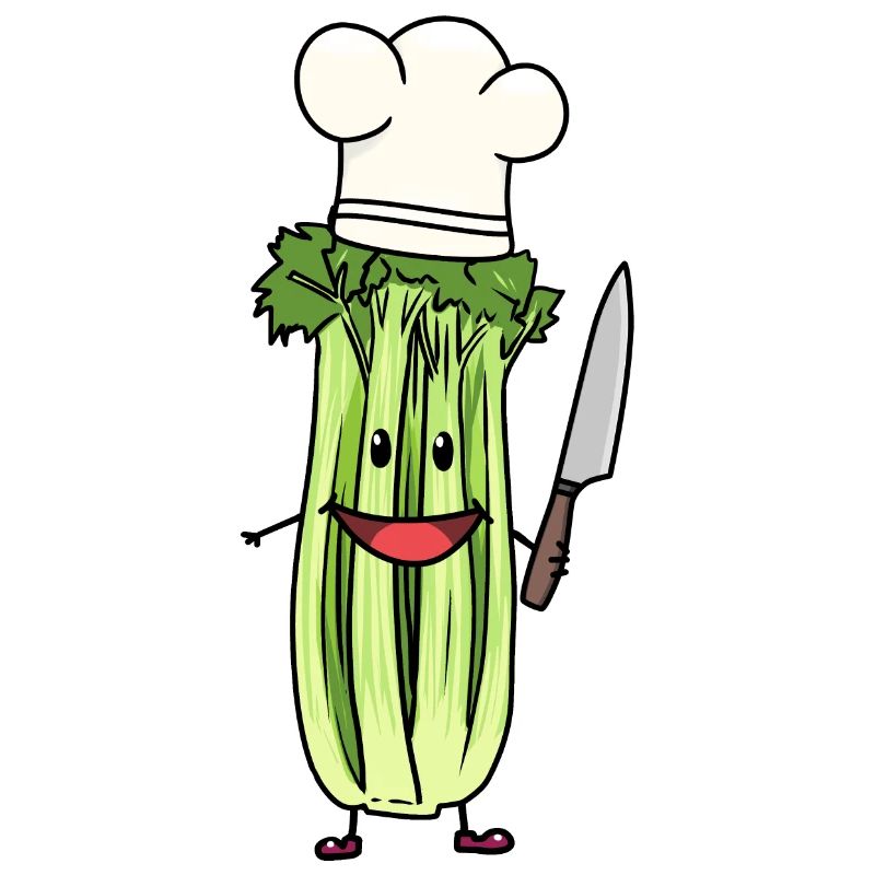CELERY VEGETABLE COOK HOBBY CHEF CULINARY ART