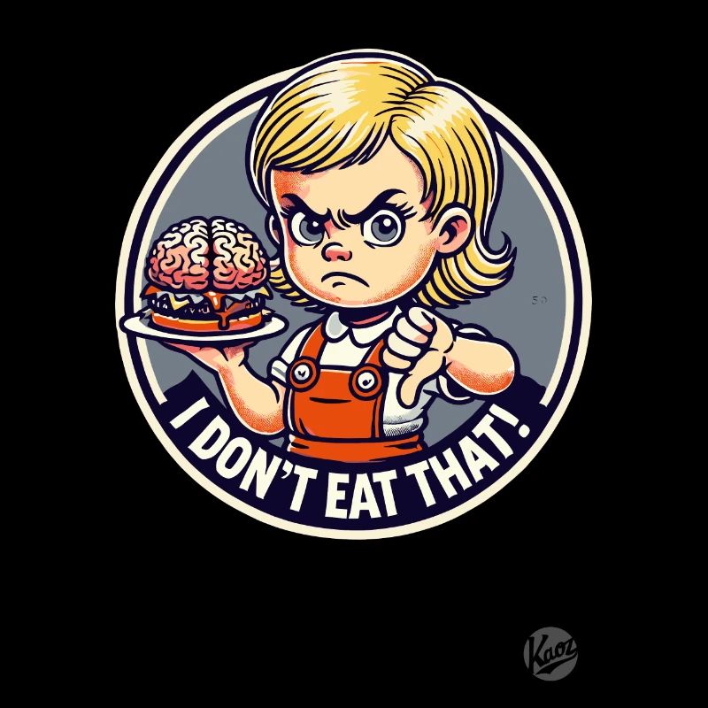 Mädchen mit Gehirn-Burger, Ich esse das nicht