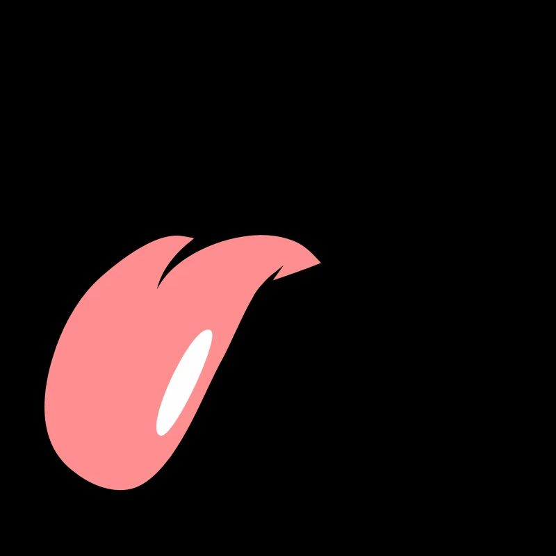 bâton de bouche langue