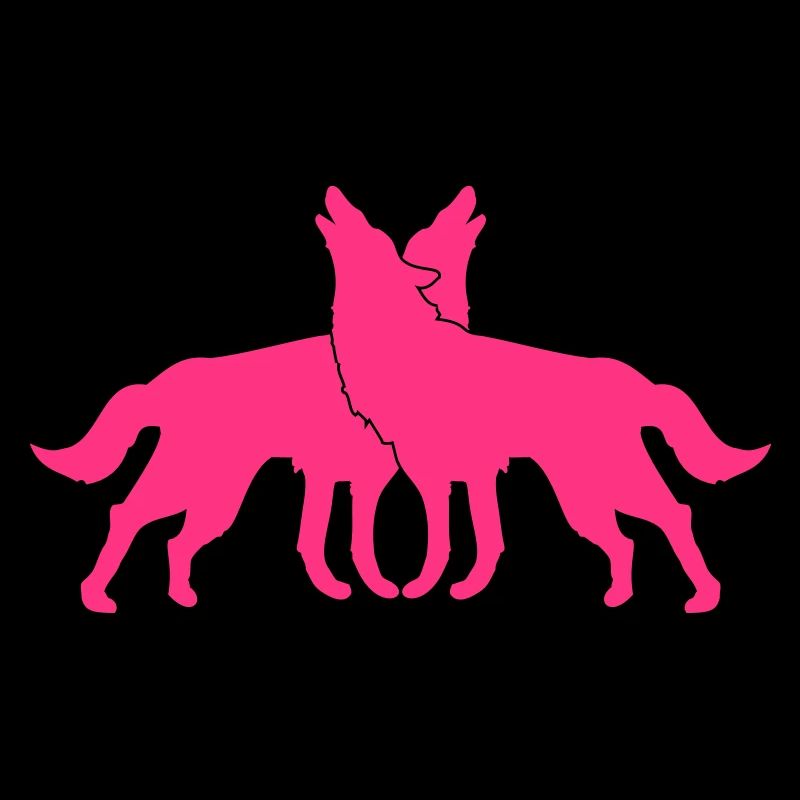 2 Wolf Dogs