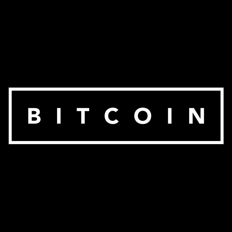Bitcoin white square