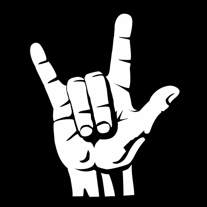 Devil Rock Hand (short) 1c