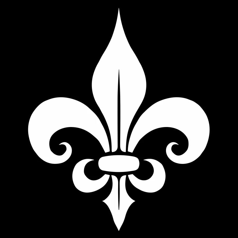 Symbolic fleur de lis Design