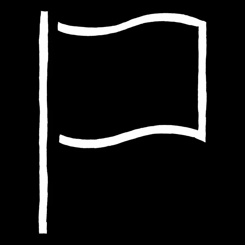 Miscellaneous - Flag empty - bw