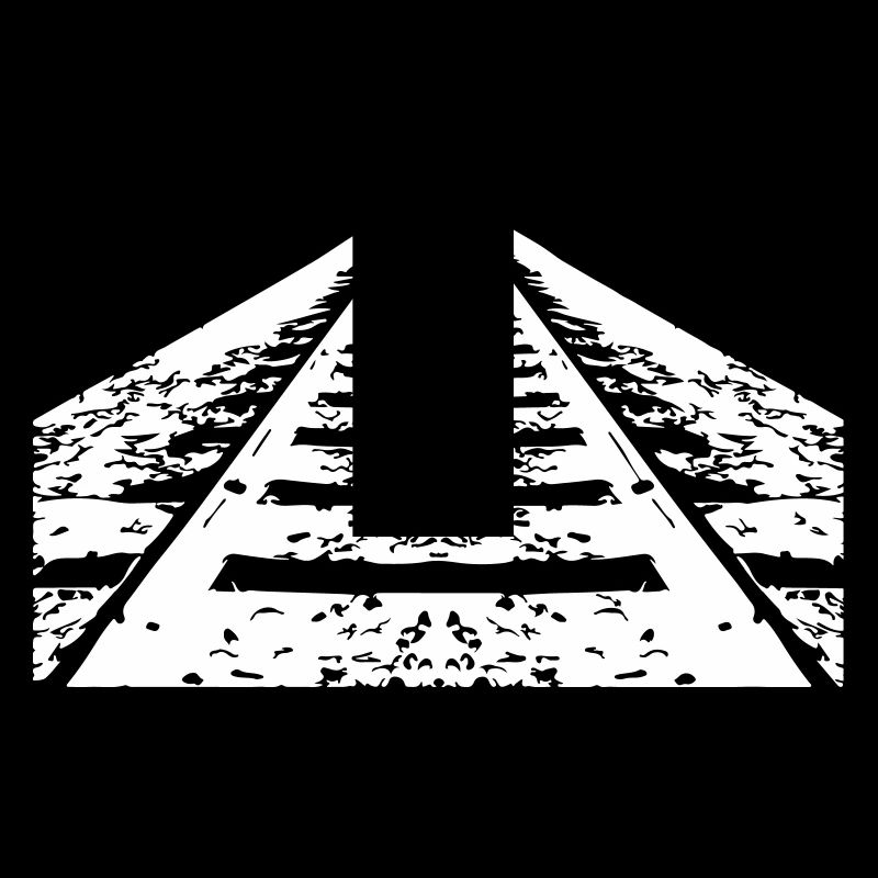 Train Rails vers l’horizon