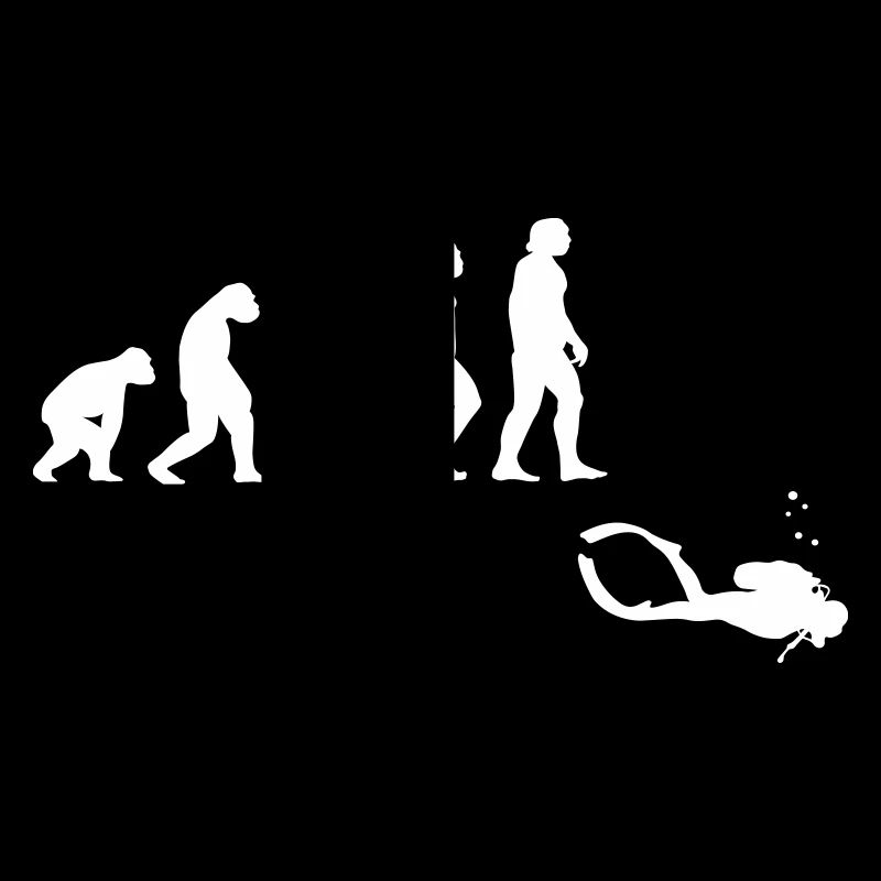 Evolution diving with a device