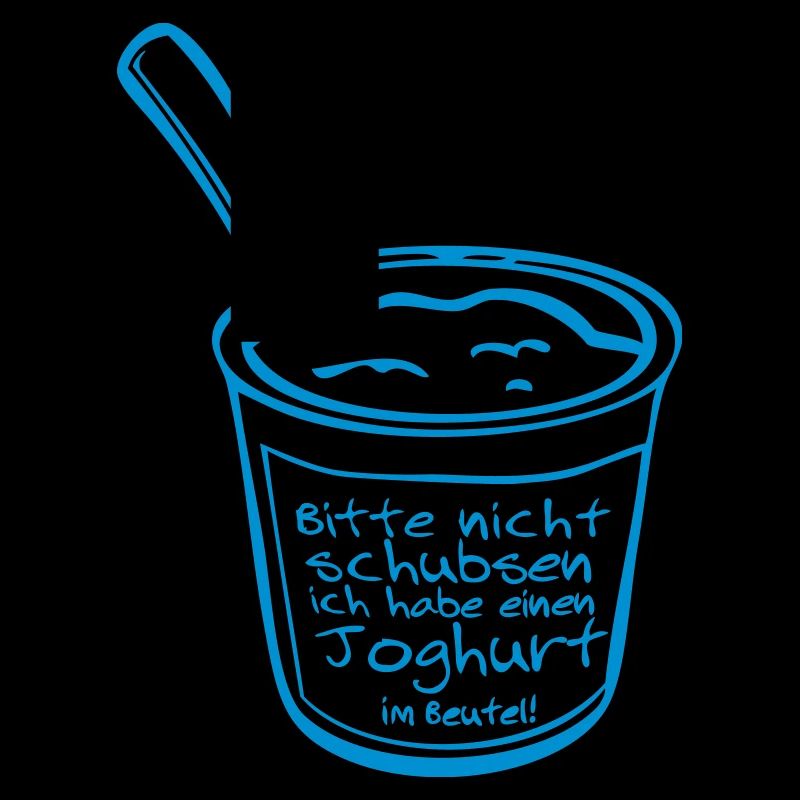Please do not push I have yogurt in the bag