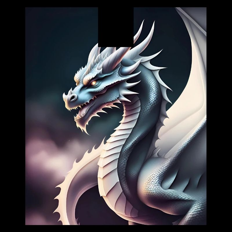 Silhouette de dragon