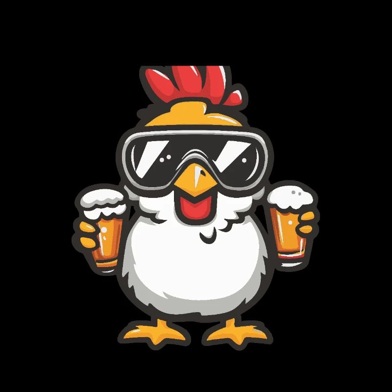 Poulet après-ski bière