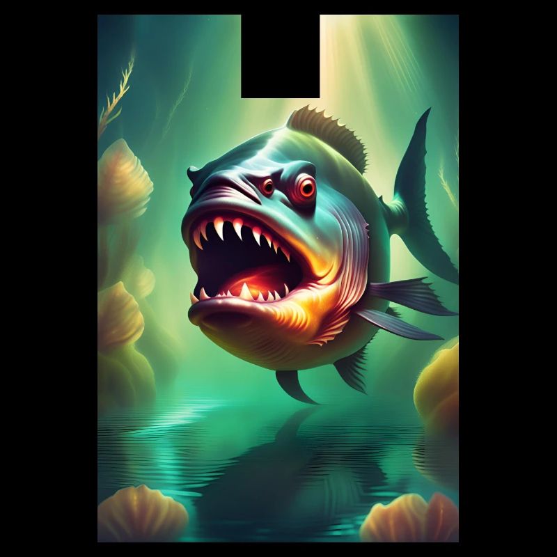 Abnormal monster fish