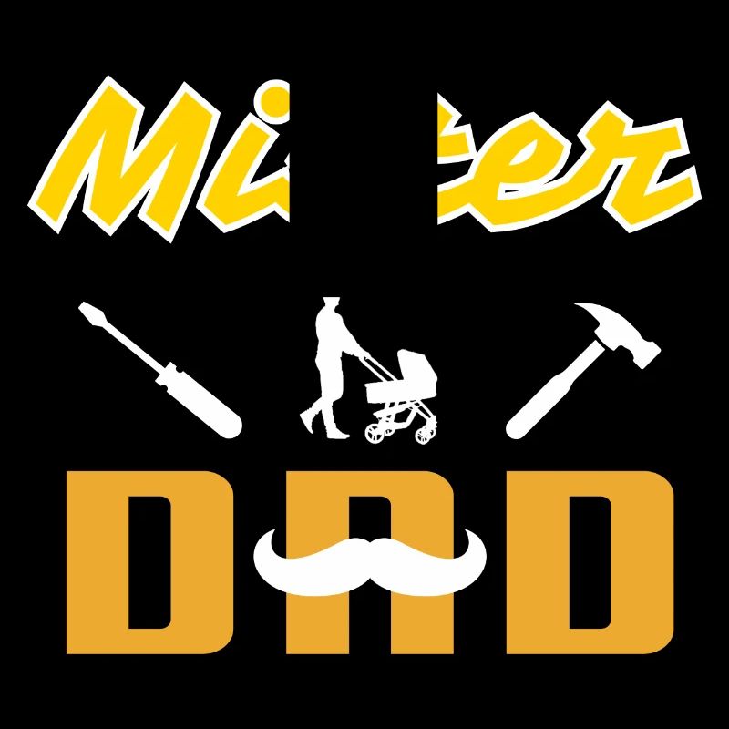 Mister Dad White Mustache