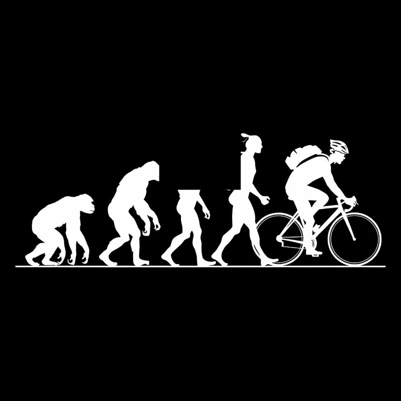 Vélo Evolution Cycliste Vélo Biker Cyclisme