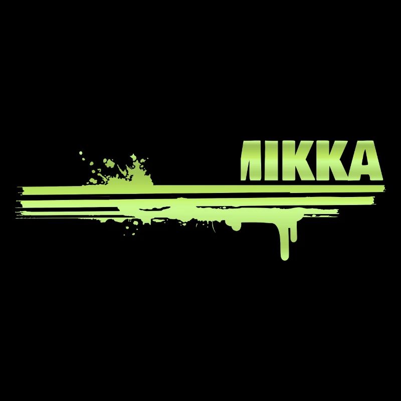 Mikka als Farbklecks