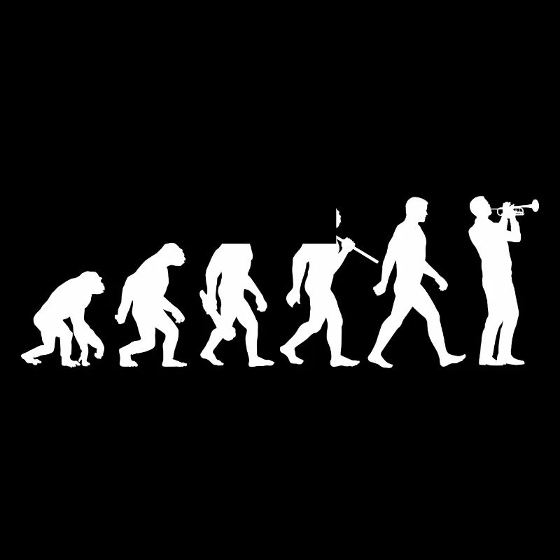 Evolution - Trompete - Musiker - Blasinstrument