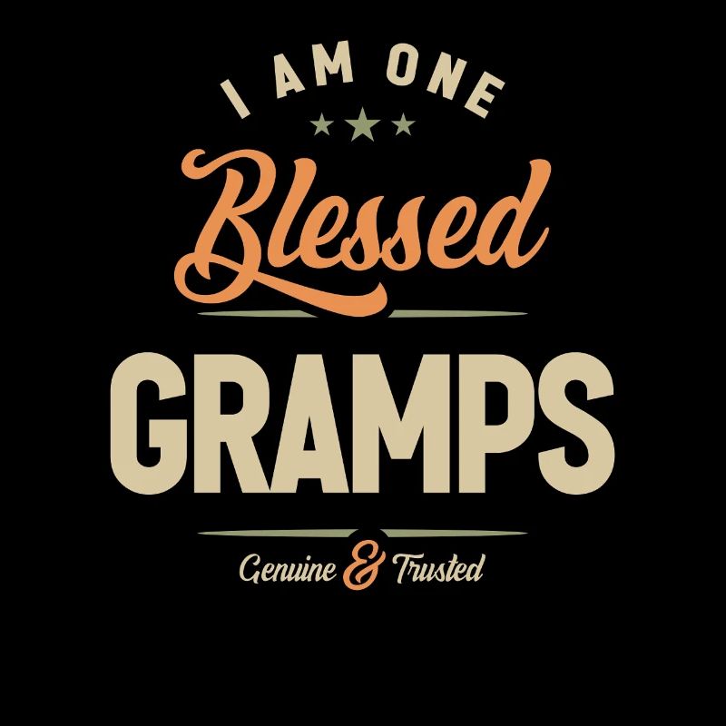Ich bin ein Bless Gramps Familie Opa