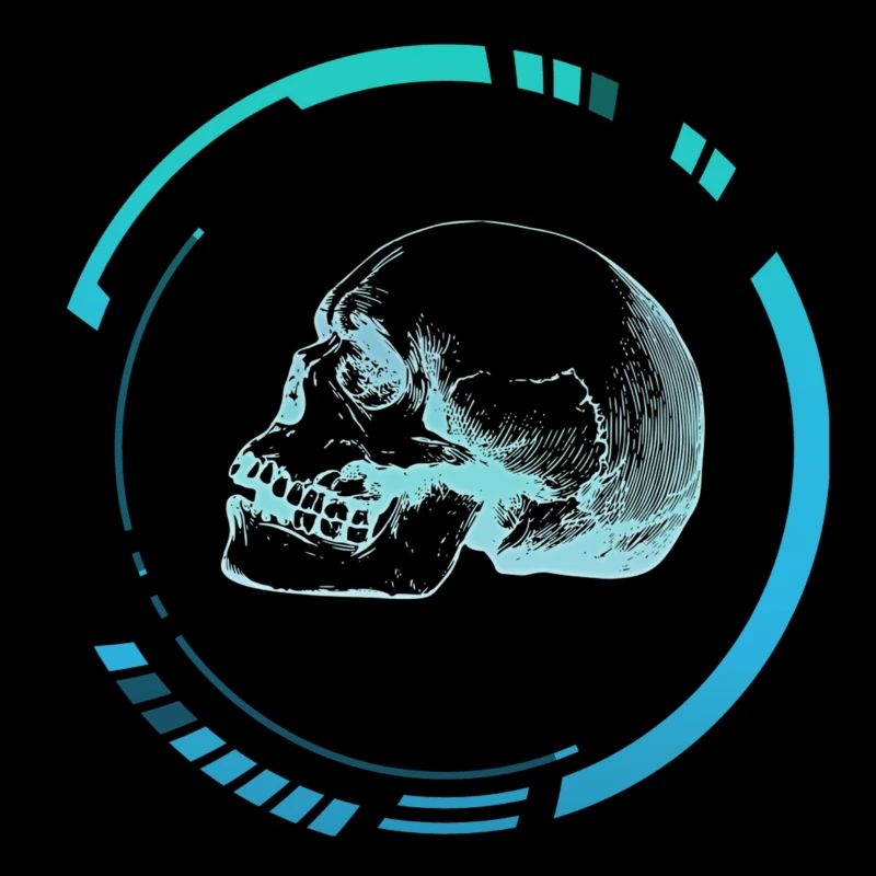 Human head X-ray image