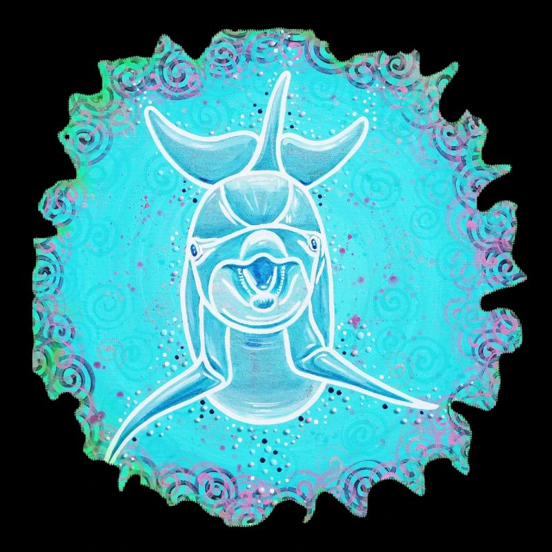 Glücklicher Delfin - Sonja Ariel von Staden