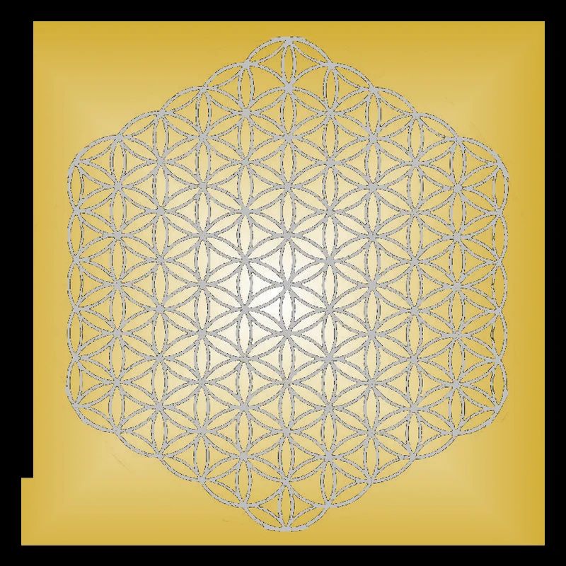 Fleur de Vie argent - 5ème dimension