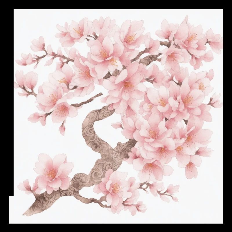 Japanischer Kirschbaum Blüten