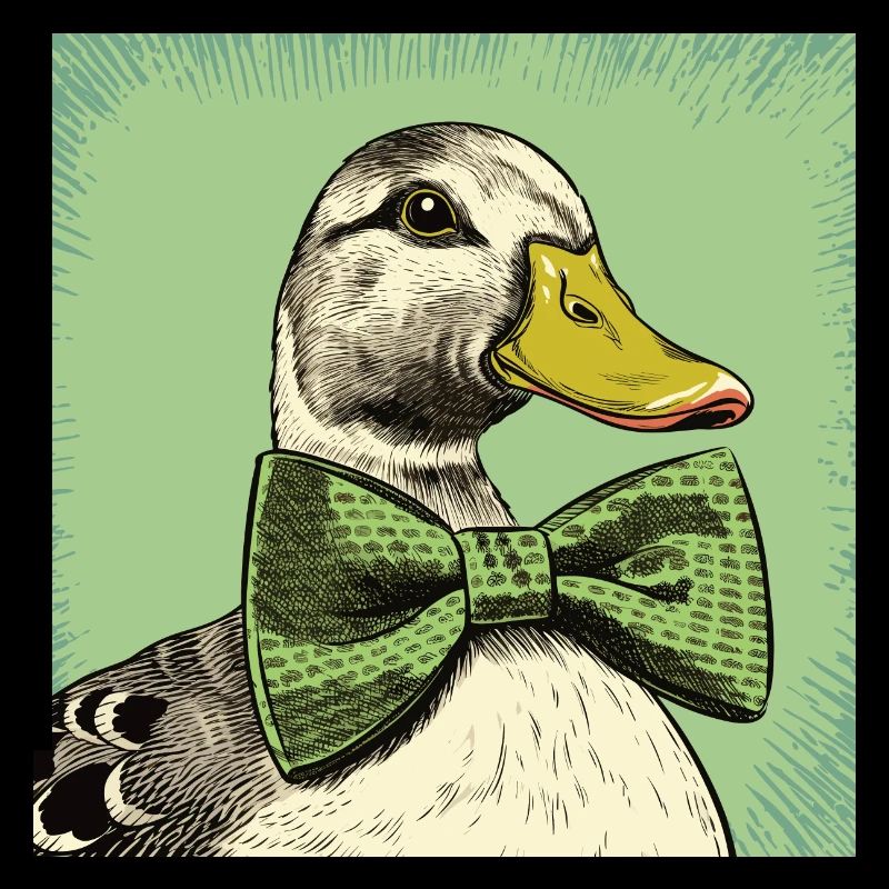 Duck with Bowtie