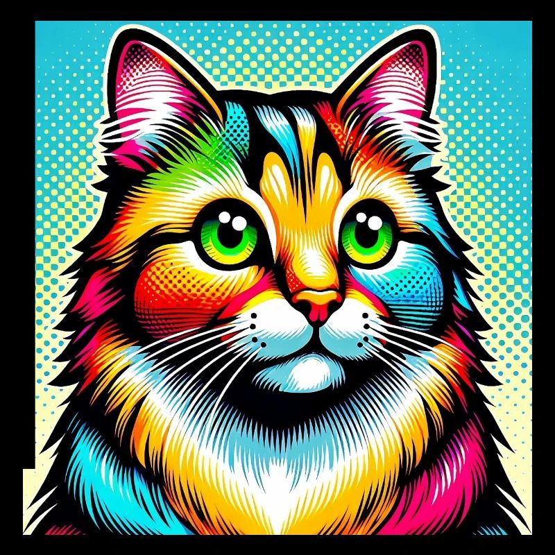Cat Pop Art
