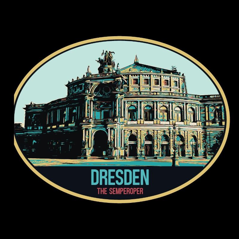 Semperoper de Dresde : Élégance en Illustration