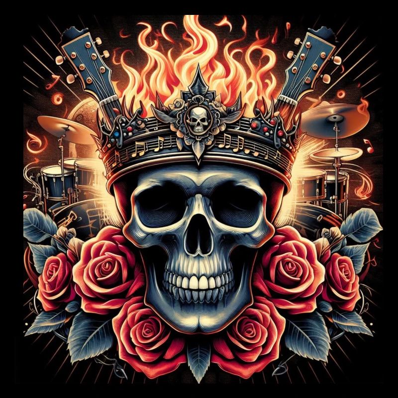 Burning Skull