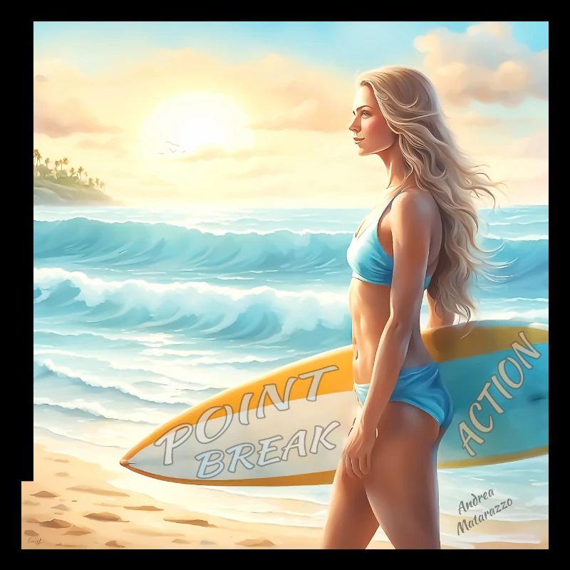 Mädchen Action Surf Point Break 2