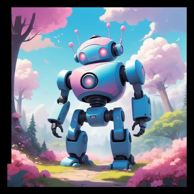 Robot sur la planète de rêve