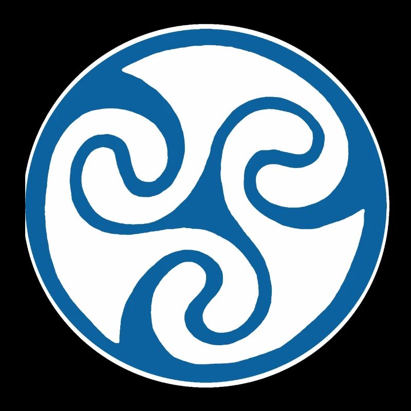 Symbole celte bleu