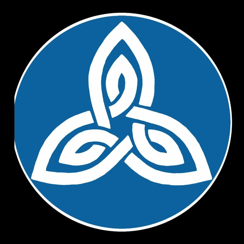 Fleur celte bleu