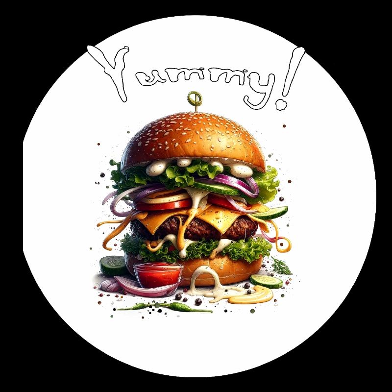 Yummy Burger Art
