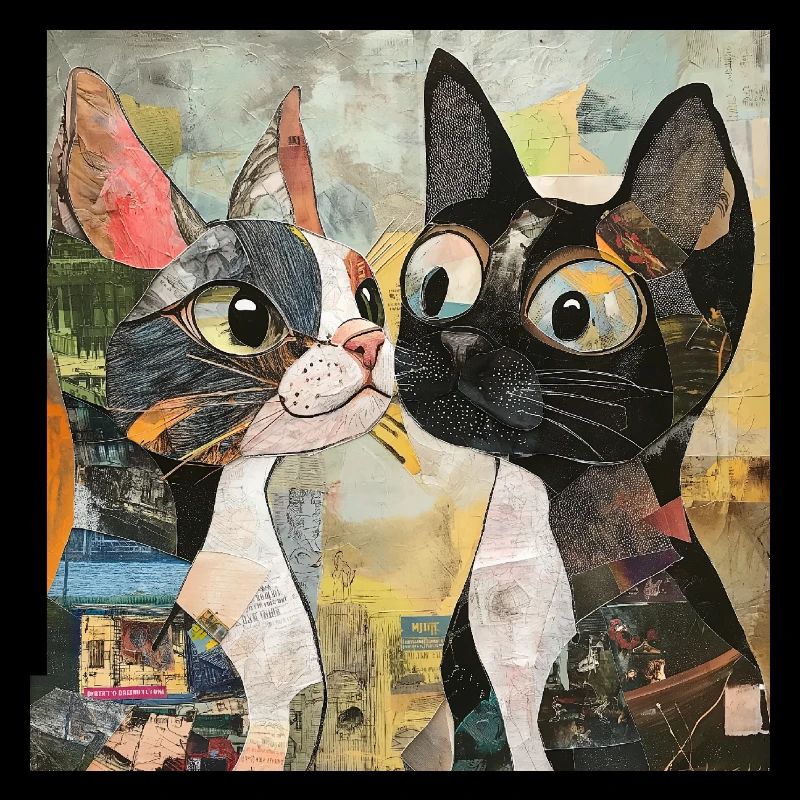 chat chats chat collage de chat
