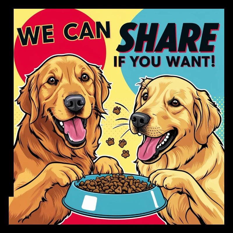 Comic Dogs - We Can Share If You Want