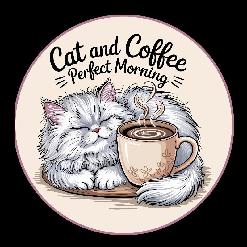 Katzen und Kaffee Morgenmugge