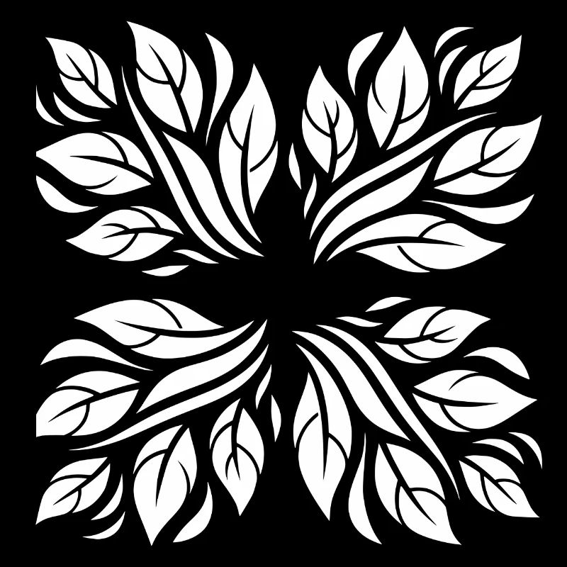 Blätter botanisches Muster