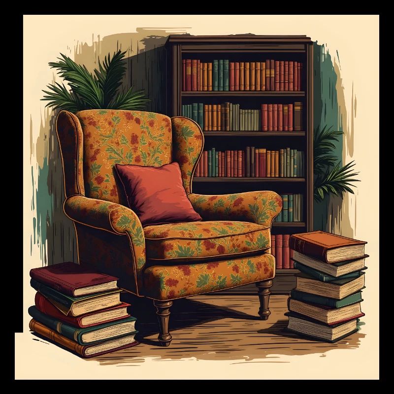 Chaise de lecture confortable
