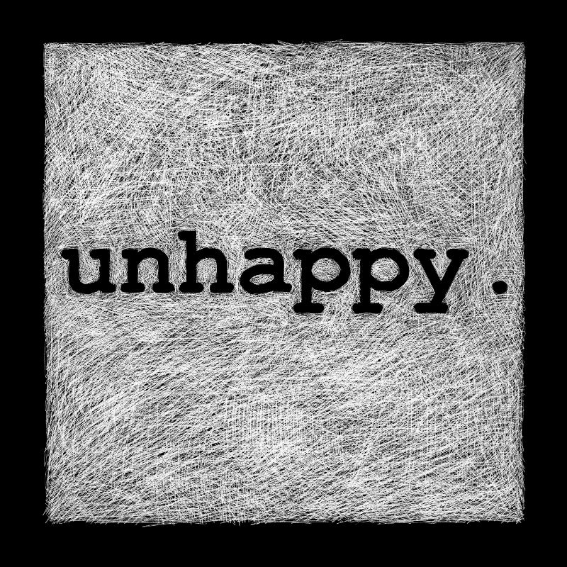unhappy - White version