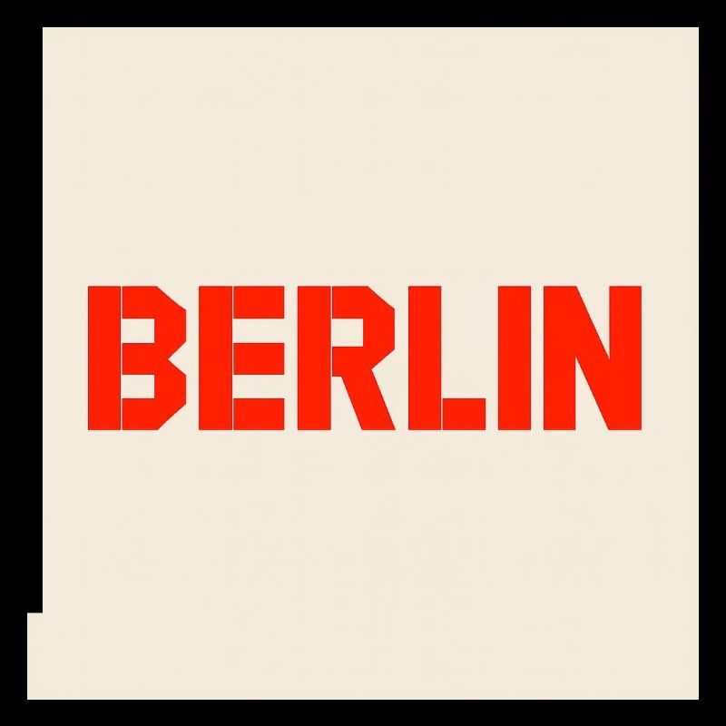 Berlin Bold Block Text