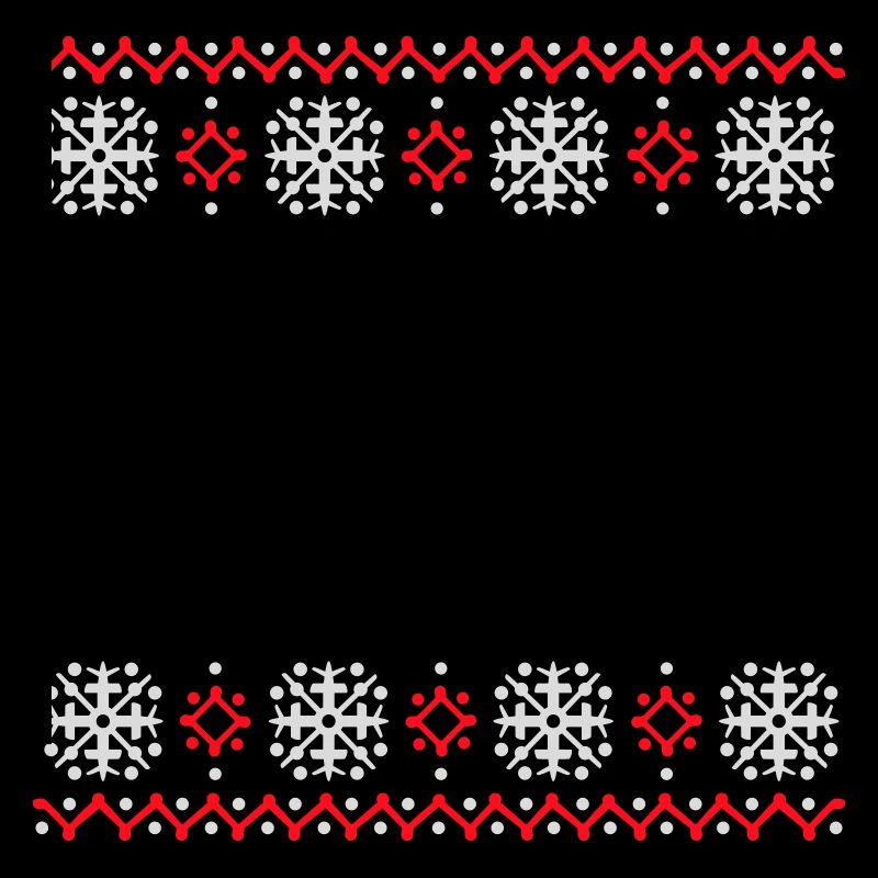 pull moche motif de Noël flocons de neige cool