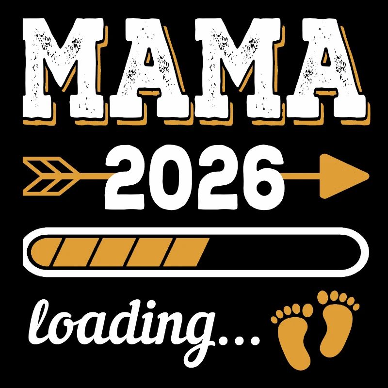 Mama 2026 Loading Zukünftige Mutter Geschenk