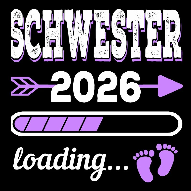 Sister 2026 Loading Idée de cadeau de naissance