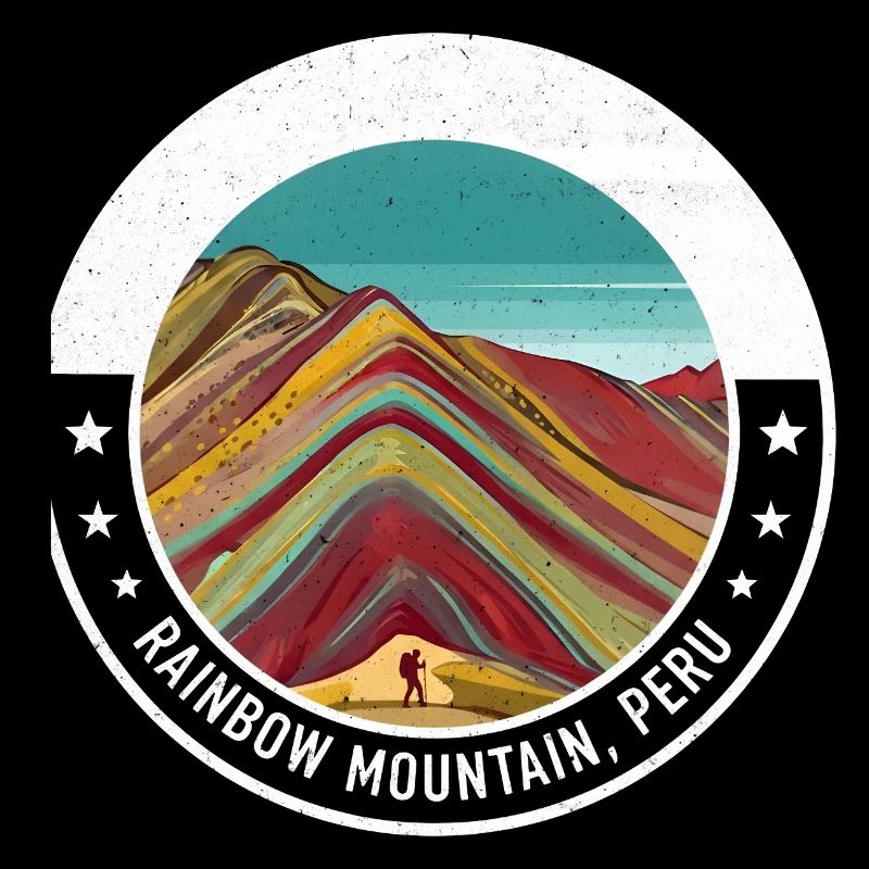 Regenbogenberg Peru Farbexplosion