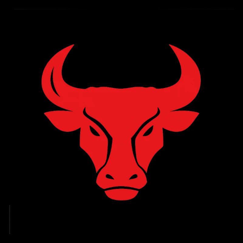 Bull Head Vector