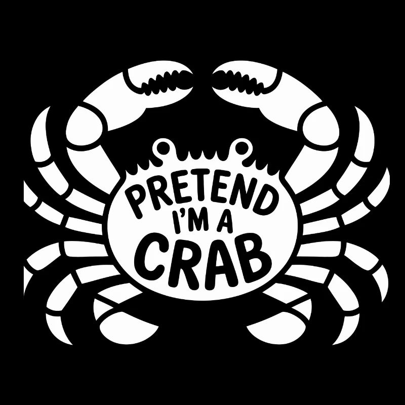 Fais comme si j’étais un dessin animé de crabe