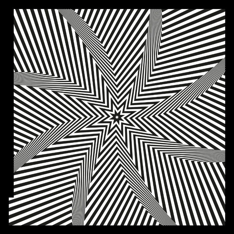 Starburst optisches Labyrinth