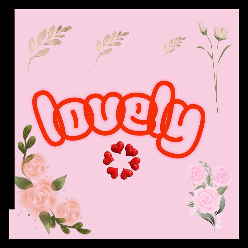 Lucky Neon Floral on Pink
