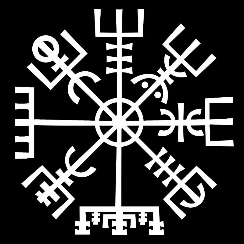 Vegvisir Nordischer Kompass