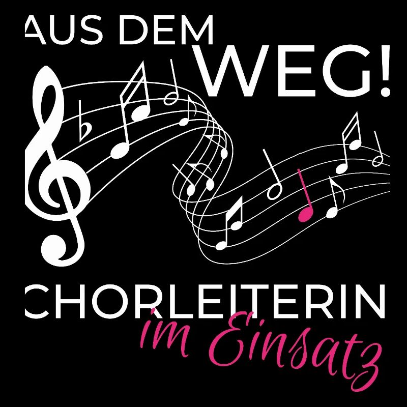 Chorleiterin im Einsatz